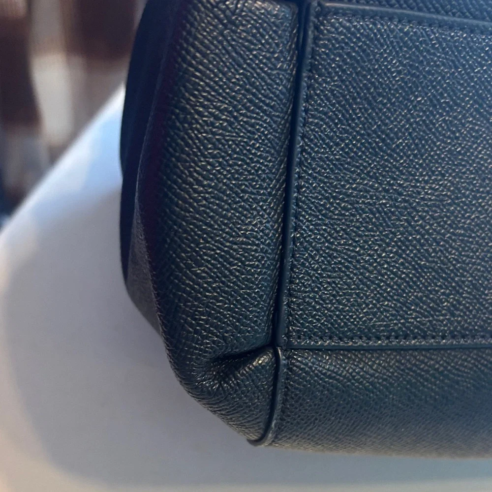 Coach Christie Black pebble Leather Shoulder Bag - Picture 14 of 15